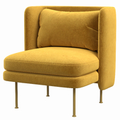 Bloke Velvet Lounge Chair