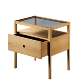 Ethnicraft Oak Spindle bedside table