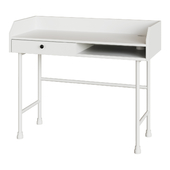 Desk HAUGA Desk, white100x45 cm