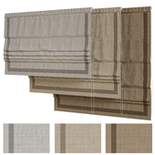 Linen Roman blind.