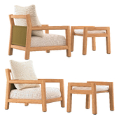 PABLO OUTDOOR Garden armchair By B&B Italia Outdoor