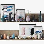 Decorative set with vases 2