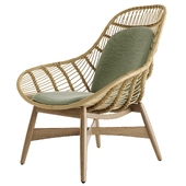 Tou Club Rattan Armchair