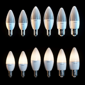 LED Bulb Lamps Candle Avide