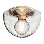 Chandelier DOCILE DOME CEILING LIGHT - SMALL SKU FM19055 AB lamp