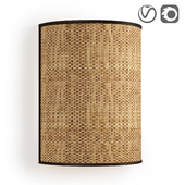 Raffia wall lampshade, Lisoa