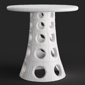 Taper circle side table by Global Views