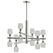 Chrome 27 Inch LED Chandelier