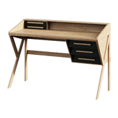 Worktable ETHNICRAFT MR. MARIUS ORIGAMI BUREAU