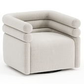 Evie Swivel Chair Hampton Cream