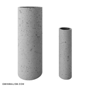 Concrete flowerpots Ominimalism