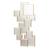 Soren Copper Squares Wall Mirror