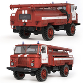 GAZ 66 AC-30 firetruck 1971