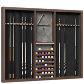 Billiard Wall Rack