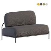 Upholstered Loveseat by DF Polly