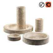 Clay plates