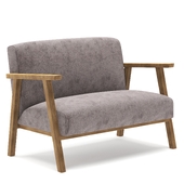 Jessica Pebble Linen Two Seater Sofa