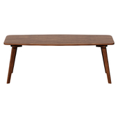 Coffee table Dahlia Mid-Century Modern Walnut Finished Coffee Table coffee table