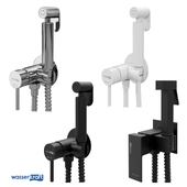 Built-in shower faucet with hygienic shower head_OM