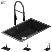 sink kitchen KILSVIKEN Inbouwspoelbak(3bak)