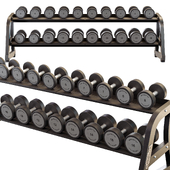 Technogym Two Tier Dumbbell Rack