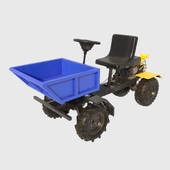 Motoblock with front adapter