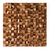 Pottery Barn Block Wooden Wall Art