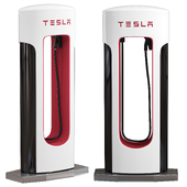 Tesla Electric Vehicle Charging Station