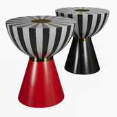 FUSCHIA II SIDE TABLE RUBY