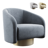 BOEMIA Swivel armchair By Casa Magna
