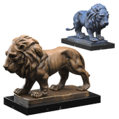 Lion statues