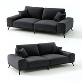 Ron Textile Grafit sofa