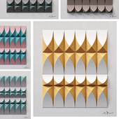 Decorative panel Omoplata 200 by Matthew Shlian