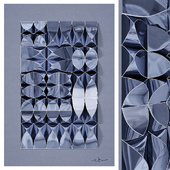 Decorative panel Omoplata 201 by Matthew Shlian