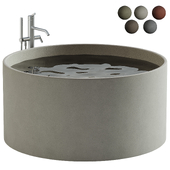 Bathtub Agape In-Out CEMENTO