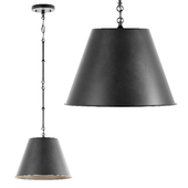 251 First Ash Matte Black 18-Inch One-Light Pendant