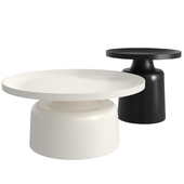Round Metal Modern Coffee Table