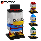 Lego Scrooge McDuck Huey Dewey Louie