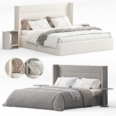 Harmen Lift Up Upholstered Storage Platform Bed