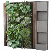 indoor wall vertical garden - Set 1007