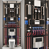 Toilet bowl and installation