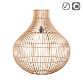 Natural rattan hanging lampshade - Vixy
