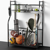 Sports set. Inventory. Organizer