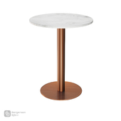 Dining table Trond, marble/gold, Bergenson Bjorn