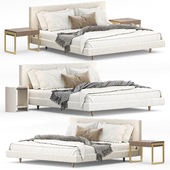 Tessu Clay Taupe King Bed