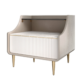 Modern Leather Nightstand