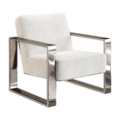 Armchair bernhardt britt faux shearling