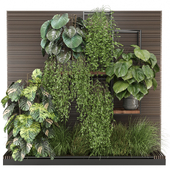 indoor wall vertical garden - Set 1081