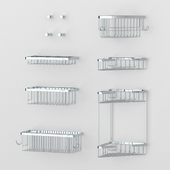 Lattice shelves and hooks ARTWELLE Universell