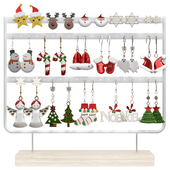 christmas earrings